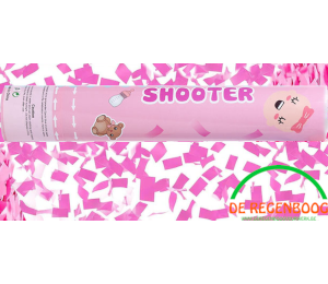 Gender Reveal Confetti Popper Roze